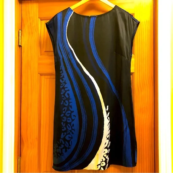 Elie Tahari | Dresses | Ellie Tahari Silk Pattern Shift Tunic Dress Size  Small Party Cocktail Dress